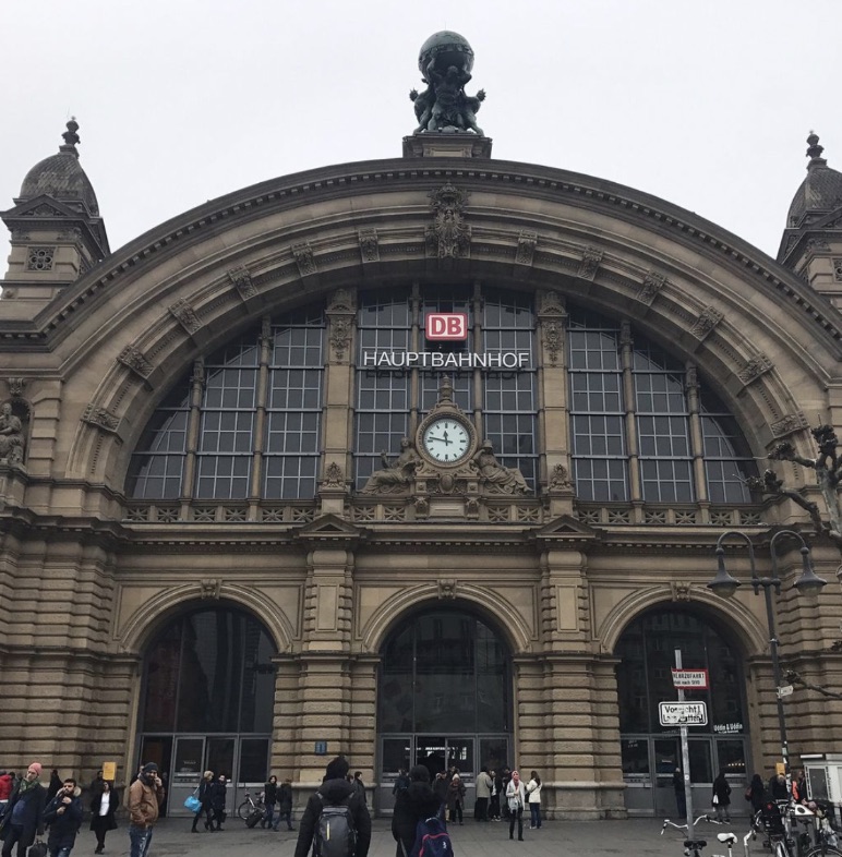 Frankfurt Hauptbahnhof train station in Germany